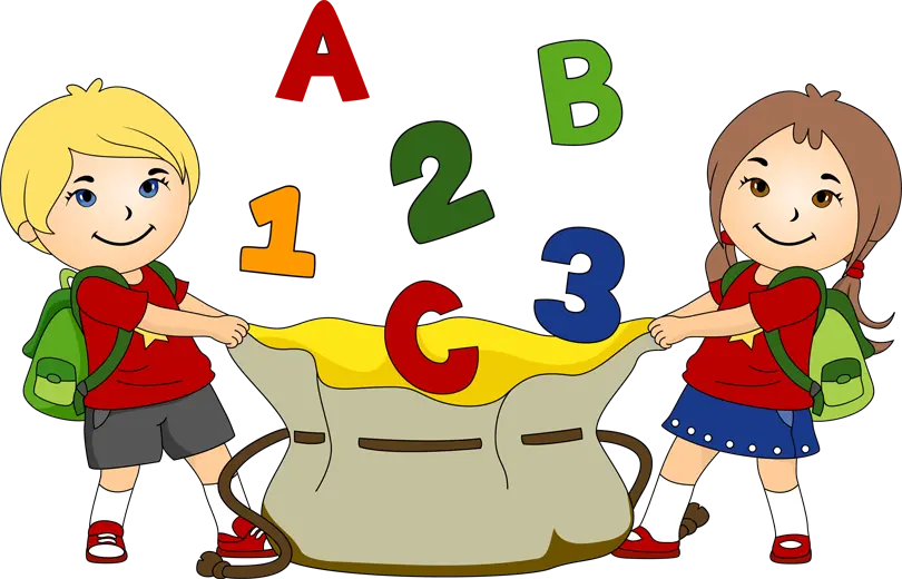 عکس کارتونی مهدکودک با موضوع آموزش اعداد و حروف برای کودکان