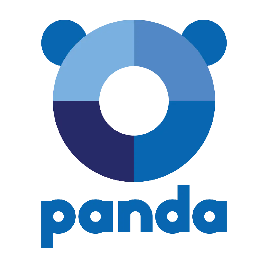 به روز ترین png لوگوی پاندا با ترکیب جذاب و خاص رنگ آبی