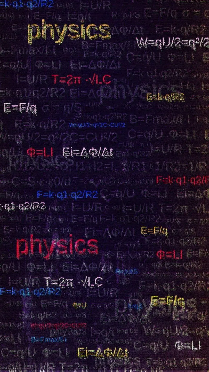 عکس زمینه برای آیفون با طراحی از علوم پر اهمیت ریاضیات و  فیزیک