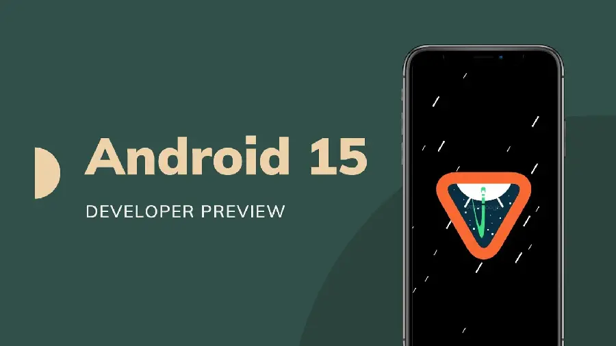 تصویر استوک معرفی اندروید 15 Android 