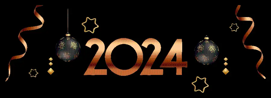 تصویر برای تبریک کریسمس و سال جدید 2024