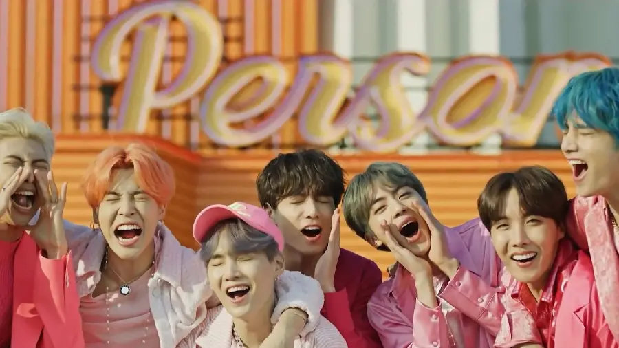 عکس پر انرژی BTS بی تی اس دخترانه مخصوص عکس صفحه دسکتاپ 
