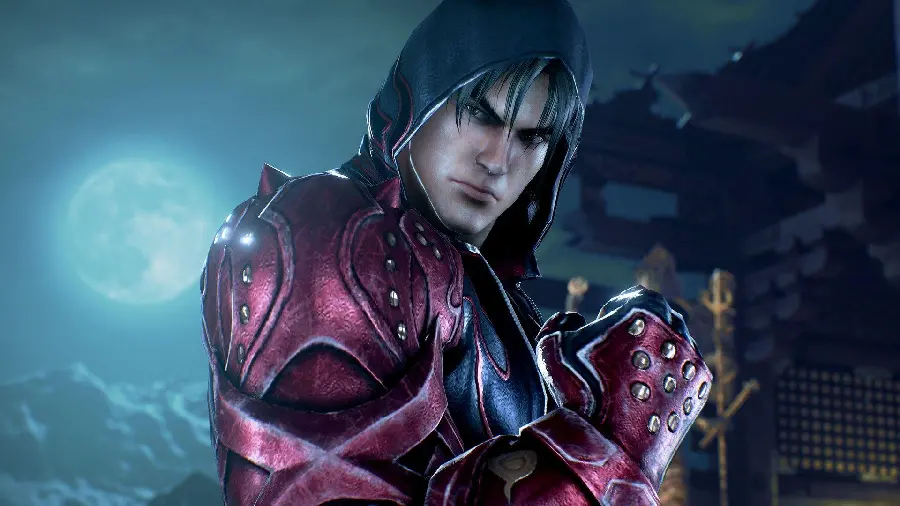 عکس زمینه جین کازاما Jin Kazama با لباس بازانی