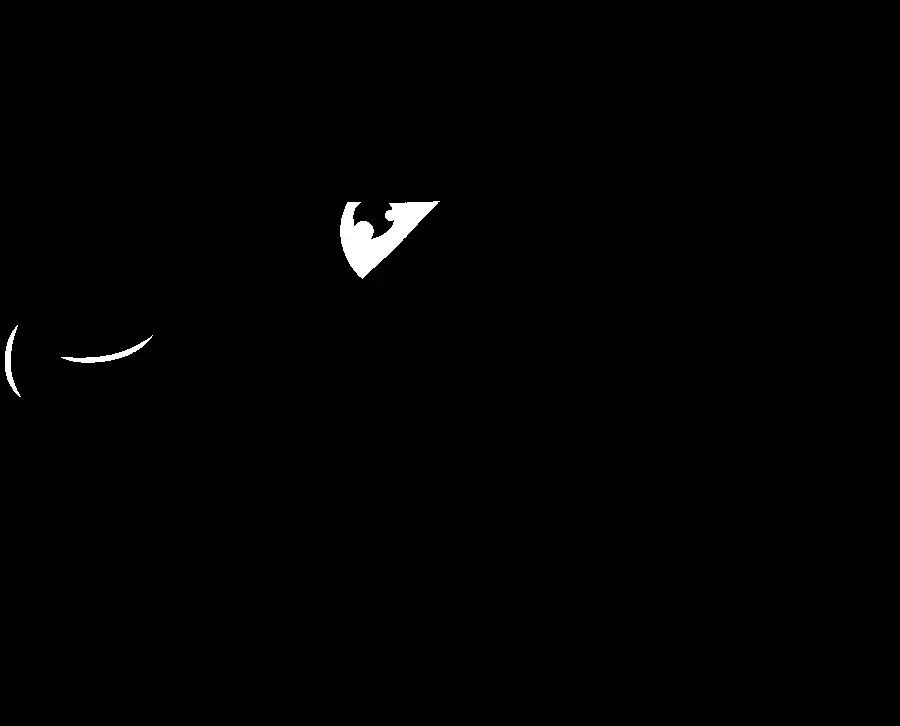 عکس رایگان طراحی سر شیر ماده با چشمان طلایی و فرمت PNG