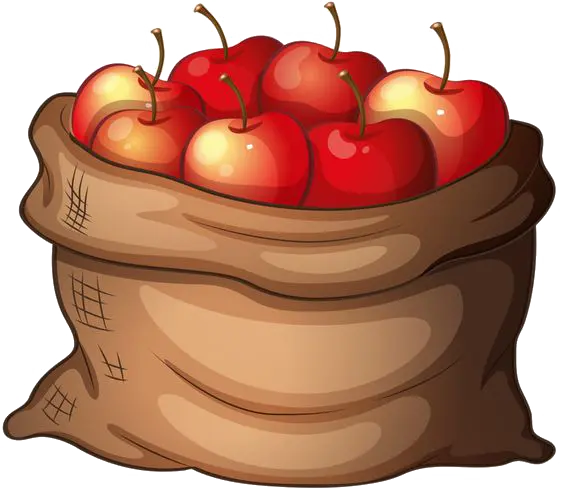 عکس پی ان جی png سیب های قرمز و خوشمزه و آب دار 