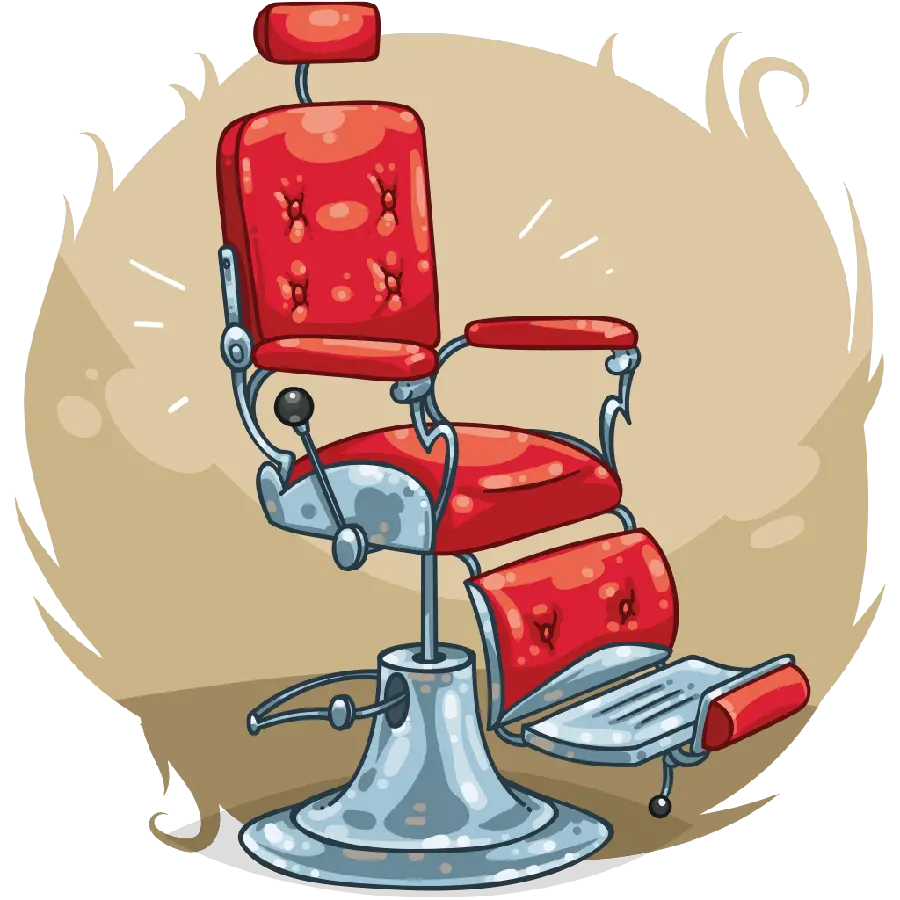 لوگو برای شغل آرایشگری با فرمت پی ان جی PNG