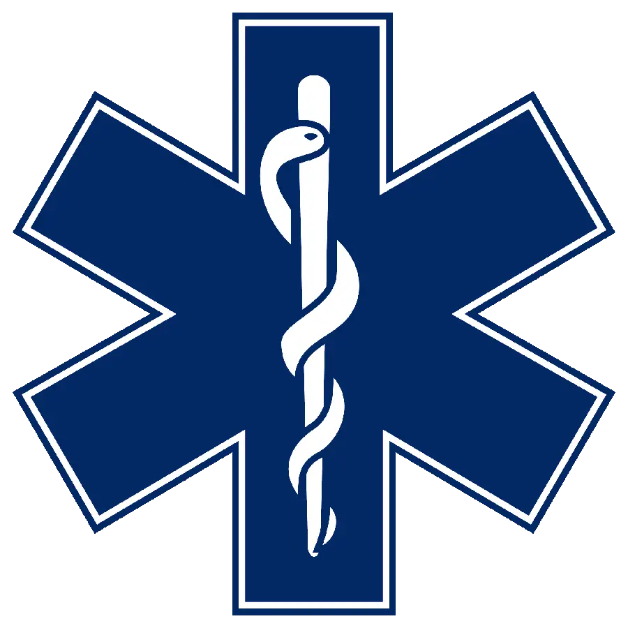 PNG زیبای نماد پزشکی و درمانی روی آمبولانس برای طراحی لوگو