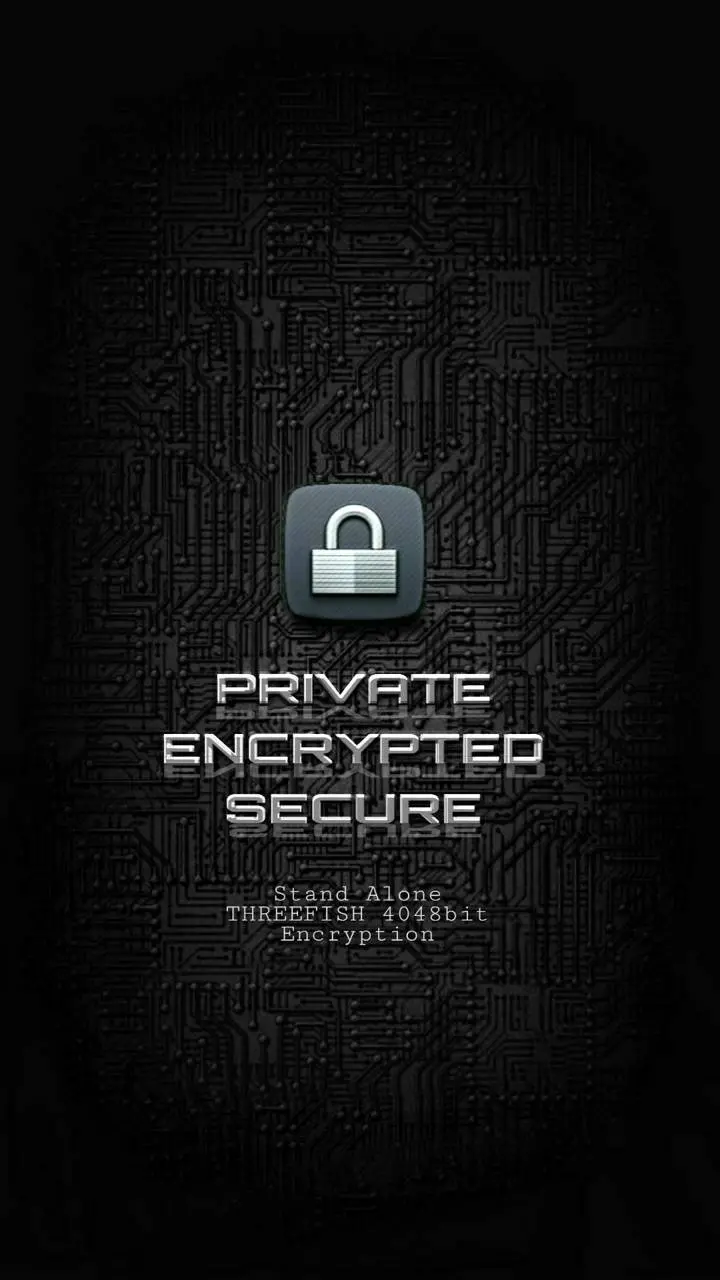 عکس زمینه گوشی آیفون با لوگو قفل و متن امنیتی private
