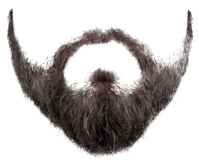عکس پی ان جی png و دوربری شده ریش و سبیل مردانه 