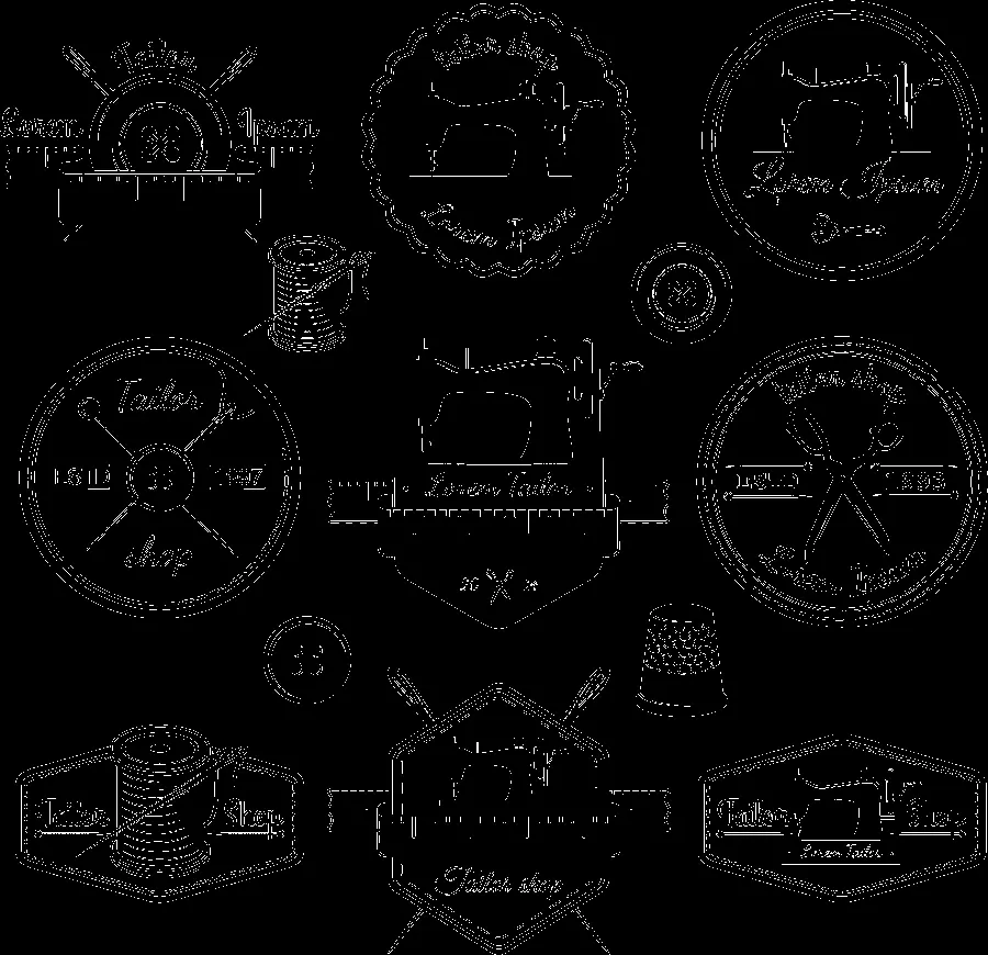 دانلود انواع آیکون و لوگوهای خیاطی پرطرفدار 