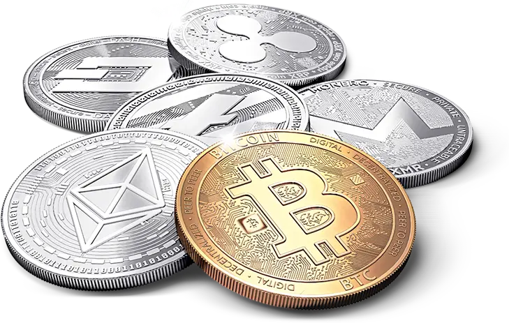 پرکاربردترین عکس PNG ارز دیجیتالی بیت کوین اتریوم دای ریپل