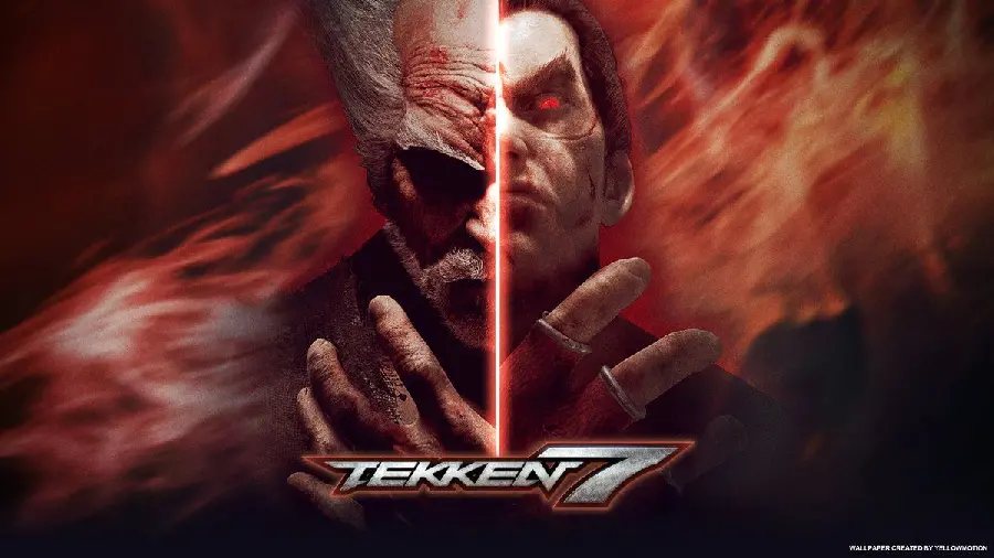 والپیپر هیهاچی میشیما Heihachi Mishima در پوستر Tekken7