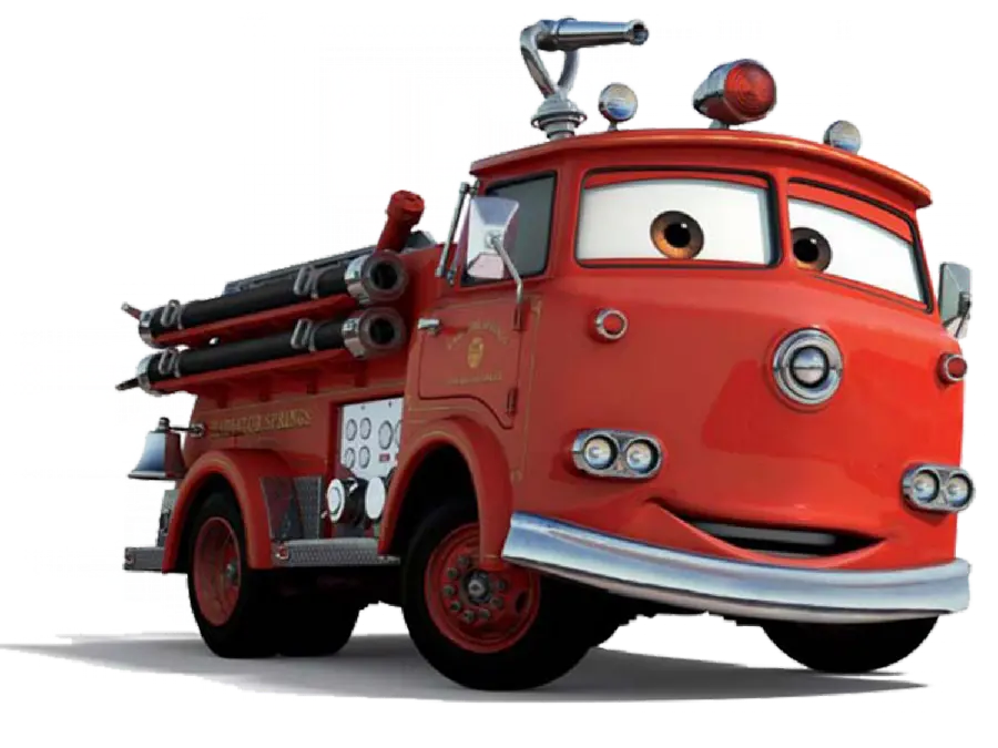 دانلود بهترین فایل دور بریده شده ماشین آتش نشانی کارتونی