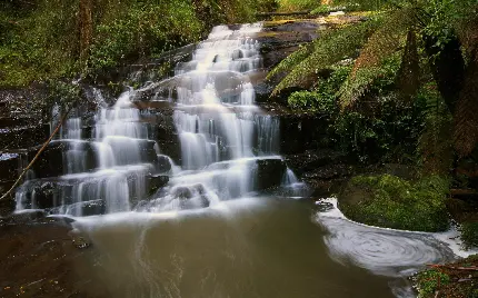 دانلود عکس رمانتیک ترین منظره طبیعی آبشار با کیفیت عالی 