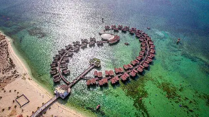 تصویر پس زمینه هتل ترنج در جزیره کیش به صورت رایگان 