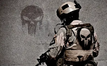 عکس هنری برای پروفایل با طرح سرباز و نظامی آمریکایی 