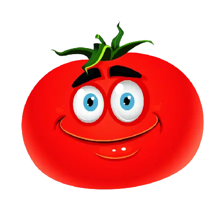 گوجه فرنگی های کارتونی دوربری شده با فرمت پی ان جی PNG