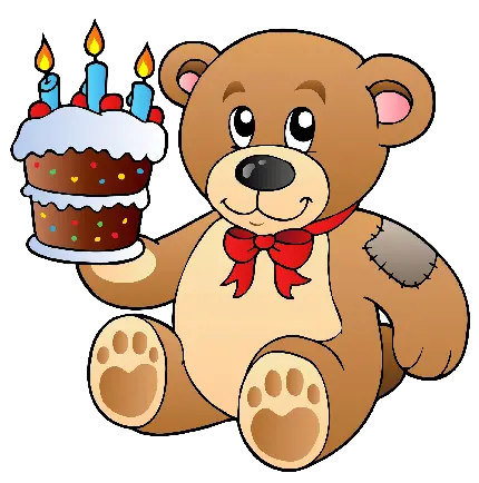 عکس های کارتونی تولد خرس برای تولد دختر و پسر کوچولو ها