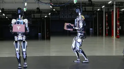 تصویر شوکه کننده و عجیب ربات اپتیموس ساخت شرکت تسلا