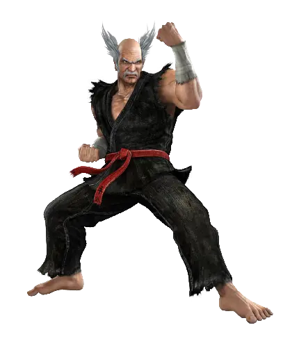 چاپ قاب موبایل و گوشی عکس زمینه از هیهاچی میشیما Heihachi Mishima در بکگراند سفید
