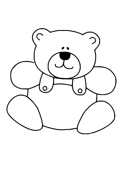 عکس نقاشی PNG خرس کارتونی برای ایجاد لوگو برای محصولات بچگانه