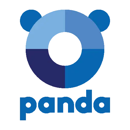 به روز ترین png لوگوی پاندا با ترکیب جذاب و خاص رنگ آبی