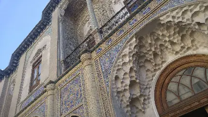 عکس عمارت مسعودیه یک ساختمان تاریخی مربوط به دوره قاجار