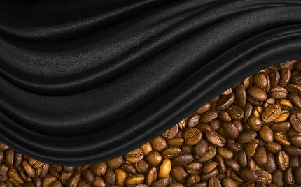 بکگراند HD از دانه های قهوه مناسب زمینه دسکتاپ در کافه ها