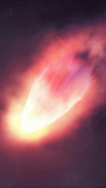عکس صفحه طرح کهکشان آتشین مخصوص موبایل سامسونگ مدل گلکسی Galaxy A05s