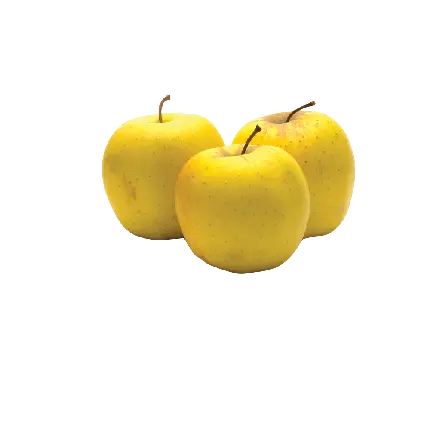 دانلود پی ان جی خاص سیب های زرد خوشرنگ از فاصله دور