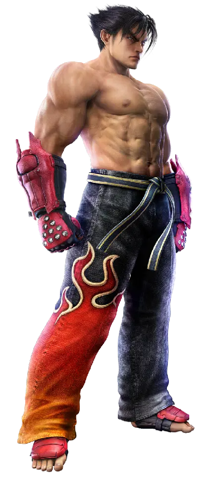 بکگراند عمودی از شخصیت بازی جین کازاما Jin Kazama
