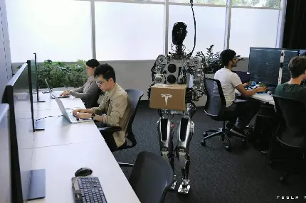 ربات اپتیموس Optimus تسلا با قابلیت کار در محیط های خطرناک 