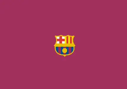 پردانلودترین تصویر زمینه پسرانه فوتبالی ساده طرح باشگاه بارسلونا