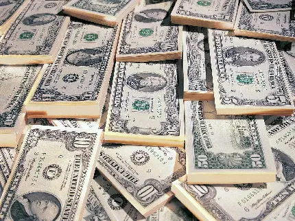 دانلود تصویر زمینه بسته های پول دلار آمریکا برای کامپیوتر