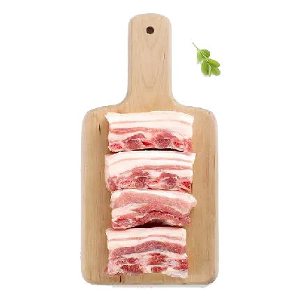 PNG گوشت پرچرب تکه تکه شده خوک برای استفاده در وبلاگ ها