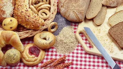 عکس نان های مختلف و متنوع با مزه های دلچسب با کیفیت بالا