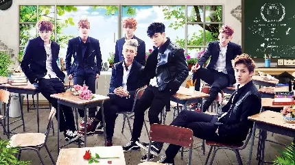 تصویر بک گراند و والپیپر طرح BTS بی تی اس با کیفیت بالا 