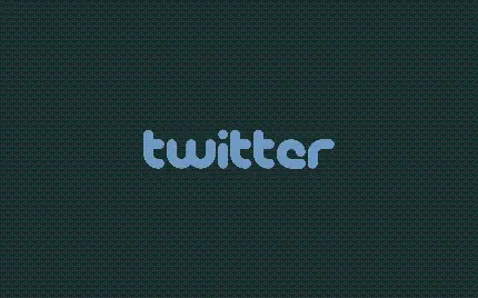 دانلود تصویر نوشته توییتر Twitter با فونت خاص و زمینه تیره 