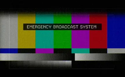 پس زمینه رنگارنگ نویز تلویزیون emergency broadcast system