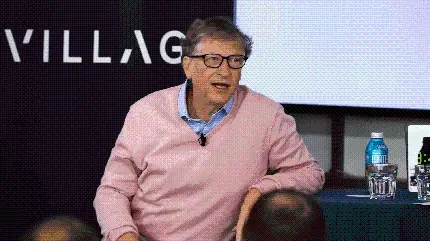 تصویر ساده و بدون ادیت بیل گیتس bill gates فیلانتروپیست مشهور 