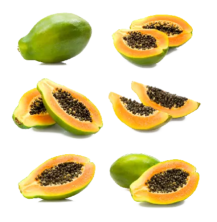 عکس پاپایا، پاپایه یا خربزه درختی با نام علمی Carica papaya