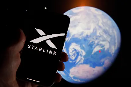 والپیپر برای تبلیغ استارلینک Starlink