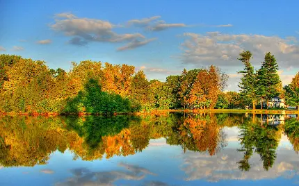 عکس خیلی خوشگل و رویایی از فصل پاییز در طبیعت برای پس زمینه و پروفایل 