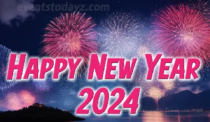 عکس ساده برای تبریک سال نو میلادی 2024 و کریسمس 2024