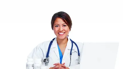 عکس خانم دکتر با حجاب