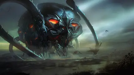 عکس زمینه ربات باحال و خشن با طراحی حرفه ای و بی نظیر