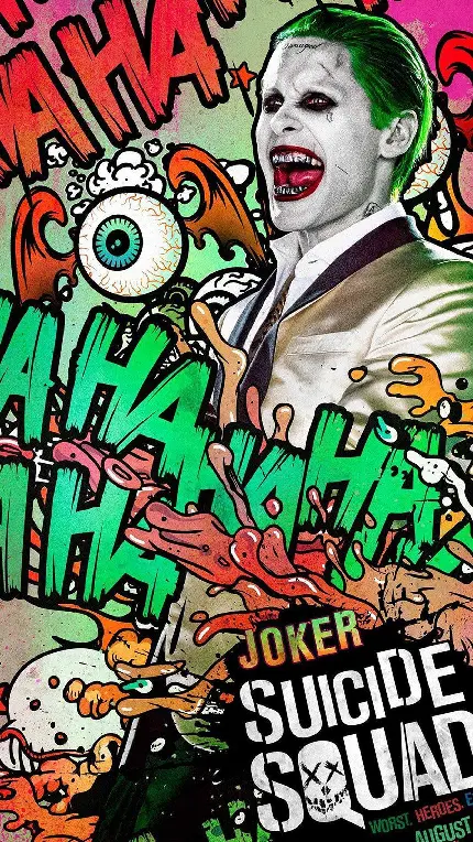 چاپ پوستر خفن ترین عکس گنگ و شاخ از فیلم Suicide Squad جوخه انتحار