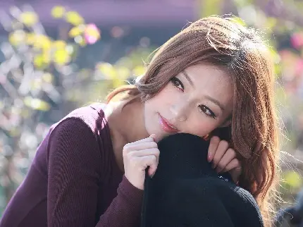 عکس دختر چشم آبی ایرانی با حجاب