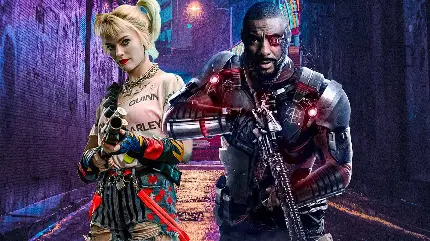 چاپ پوستر گنگ ترین اعضای گروه سوساید در فیلم Suicide Squad جوخه انتحار