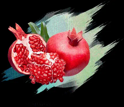 نقاشی انار زیبا